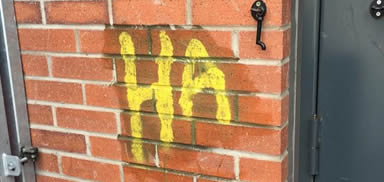 graffiti removal in Chorley